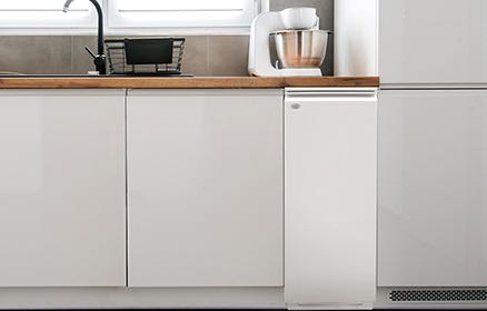 Oil boiler in a modern kitchen